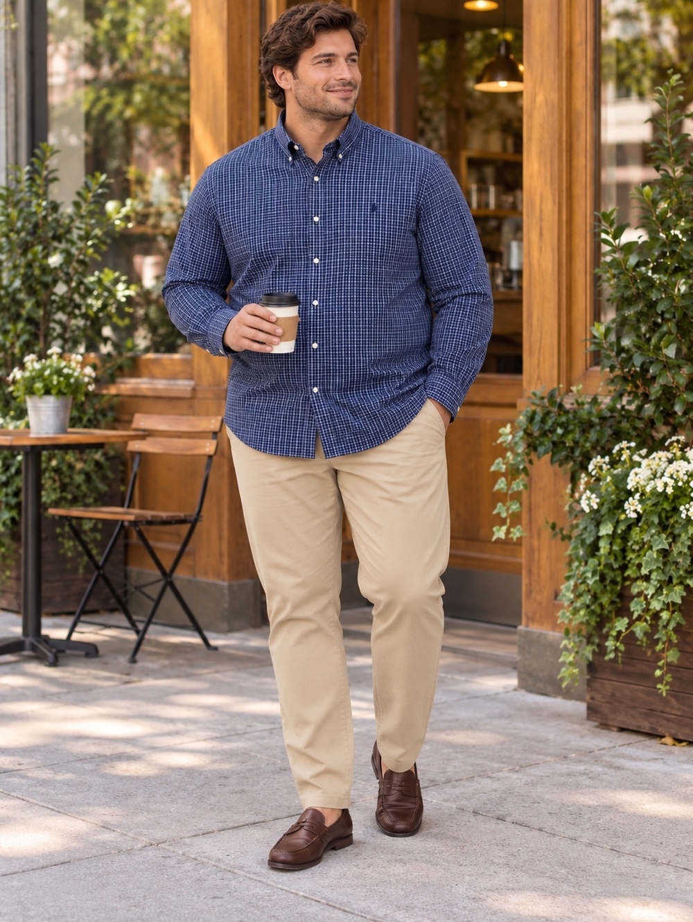Polo Ralph Lauren Classic Fit Performance Plaid Stretch Shirt